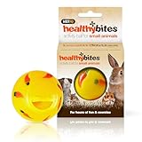 VETIQ Healthy Bites Activity treat Ball For Hours of Fun & Exercise For Small Animals, 7 cm Diameter (Pack of 1)