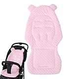 Baby Pushchair Seat Liners, Pram Liner, Double-Sided Stroller Liner, Thickened Reversible Baby Stroller Insert Mat, Comfortable Breathable Strollers Mat for Pushchair Car Seat Strollers