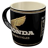 Nostalgic-Art Retro Coffee Mug 330ml Honda MC - Motorcycles Gold - Gift Idea for Bikers Original Licensed (OLP) Ceramic Mug for Coffee Vintage Design