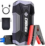 CARHEV 4500A Jump Starter Power Pack, 12V Car Battery Booster Jump Starter Power Bank (up to 8.0L Gas or 8.0L Diesel Engine), Portable Car Starter with LED Flashlight, Jump Pack with Jump Leads