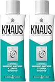 KNAUS Advanced Washing Machine Cleaner, 2 Pack - Hygienic Deep Clean – Effortlessly Eliminate Limescale, Grime, Grease, Mould, and Unpleasant Odours - Leaving Your Washing Machine Sparkling and Fresh