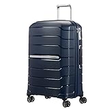 Samsonite Flux - Spinner L, Expandable Suitcase, 75 cm, 99/111 L, Navy Blue (Navy Blue)