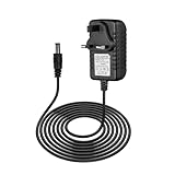 AC Adapter 100-240V 50 60HZ, 12V 2A Power Supply, AC/DC Adapter 100-240V 50/60HZ, 5.5mm x 2.1mm Plug for LED Strips/Security Camera Monitor/Wireless Routers/and WIFI IP/Audio/Video Devices(1m Cable)