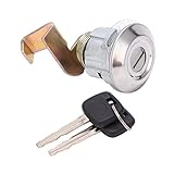 Fuel Lid Door Gas Lock with 2 Keys 69511 32010 Replacement for Hilux Pickup MK3 1989‑1997