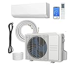 12000 BTU Air Conditioner Wall Split Wi Fi 5 In 1 Air Cooler Dehumidifier Heater Air Purifier Fan With Heat Pump Remote Control 3.5 kW A++ Rating Pipe and Installation Kit Included