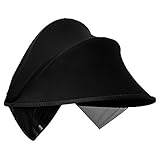 SGerste Black Sun Shade Hood Cover for Baby Carriages Strollers Pushchair Car Seats with Great UV Protection Performance