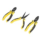 Stanley Tools STA075094 Control Grip Plier Set - Yellow/Black (3-Piece)