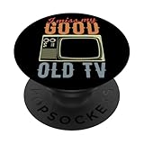 Cathode-Ray Tube TV Oldschool PopSockets Adhesive PopGrip