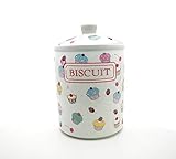 Fairy Cupcakes FINE China Biscuit JAR/CANISTERS/Free UK DELIVERY