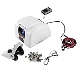 GUTSEGELN 45LBS Boat Anchor Winch Electric Anchor Winch Saltwater Boat Windlass Kit with Wireless Remote Control 12V