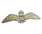 RAF Style Kings Wings Enamelled Bronze Metal Finish Tie Pin Badge, Lepel, Royal Air Force