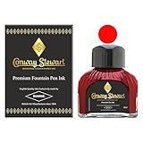Conway Stewart Fountain Pen Bottle Ink - Poppy Red