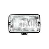 Xxiucj Car front fog lamp For PEUGEOT 205 For GTI For CTI 106 306 Mi16 H3 Front Fog Light DRL LED Driving Lamp Spotlight Spotlamp(Clear-1pcs)