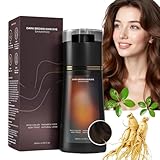 Polar Hair Dye Shampoo,Dark Brown Hair Dye Shampoo,Pol/ar Hair Care,Color Shampo/o for Gray H/air,3 in 1 Shamp/oo for Color Treated H/air,Natural Plant Hai/r D/ye Sham/poo,Permanent Colour(Dark Brown)