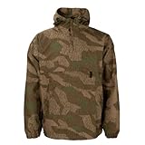 Epic Militaria Men's Splinter Camo Anorak - Cotton-Polyester Blend, Hooded, 3 Pockets (S)