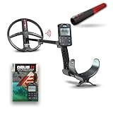 XP DEUS II RC - 11" FMF Coil with MI-6 Pinpointer - waterproof and multifrequency metal detector with XP DEUS II Remote Control & S-Telescopic Stem