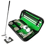 OKBY Golf Putter Set - Indoor Putting Practice Kit with Putter, Balls, Return Machine, Carry Bag