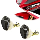 ZOKYUYS 2PCS Flush Mount LED Turn Signals Motorcycle Amber Blinkers, Compatible with Honda CBR600RR CBR1000RR 2004-2007 CBR 600 F4 F4i CBR900 CBR919, Universal 12V Motorcycle Indicators