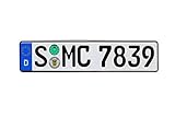 Stuttgart German Euro Plate with Seals - Random Characters