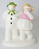 Coalport The Snowman Character Figure "The Bashful Blush" Made In England!!