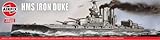Airfix Vintage Classics Set - A04210V HMS Iron Duke Model Building Kit - Plastic Model Boat Kits for Adults & Children 8+, Includes 183 Pieces - 1:600 Scale Ship Building Set