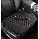 FUNCITTE Heated Car Seat Cushion, Square Seat Pad USB, Cover Portable Winter Heated Cushion for Vehicles & Home Office Chairs (Black)
