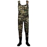Dirt Boot CAMO NEOPRENE CHEST WADERS 100% WATERPROOF COARSE FISHING MUCK WADER (Size 9 (43))
