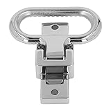 Folding Step for RV, Heavy Duty 316 Stainless Steel Folding Flip Up Step, Folding Mast Step Pedal for Boat RV Trailer Recreational Vehicle