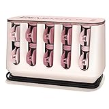 Remington PROluxe Heated Hair Rollers (OPTIheat Technology, 90 Second Heat Up, Sets Curls in 5 Minutes, 20 Velvet Flocked Rollers - 8 Medium 25mm and 12 Large 32mm) H9100