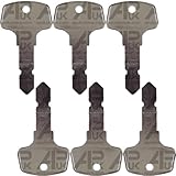 6x Ignition Switch Keys Replacement for Timberwolf Wood Chipper Kubota New B 728 Tractor