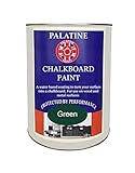Palatine PaintsProtected By Performance Chalkboard & Blackboard Paint, renovate and create chalkboard & blackboard surfaces (1 Ltr, Green)