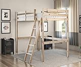 STRICTLY BEDS&BUNKS Celeste High Sleeper Loft Bunk Bed, 2ft 6 Single