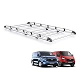 Rhino Roof Rack for Ford Transit Custom 2013+ Van (Only Suitable for Short (L1) Wheelbase with Standard (H1) Roof) Heavy Duty KammRack with Integrated Ladder Roller (K615)