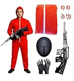 5 pcs Guard Costume - Halloween Costumes For Men - Adult & Teen One Size Fits All - 2025 Trending Fancy Dress - UK Based Brand