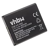 vhbw Li-Ion Battery 600 mAh (3.7 V) for Mobile Phone, Sony-Ericsson W300i, W302, W395, W580i, W595, W610i, W660i, W705, BST-33.