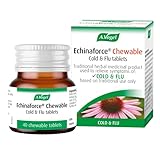 A.Vogel Echinaforce Chewable Cold & Flu Tablets | Relieve Cold & Flu Symptoms | Extracts of Fresh Echinacea | 40 Tablets