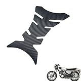 generic motorcycle tank protector Compatible with Yamaha XS750 1976-1980,Accessory modification, 1PCS Fuel tank decoration Carbon Fiber(black)