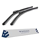 WipeWave Windscreen Wiper Blades for Nissan Cabstar 2006-2011 Platform/Chassis, 20" 20" FRONT U-Hook Enhanced Clarity, Quick Installation, Easy Replacement