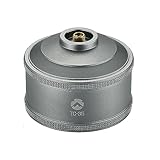 Replacement Empty Refillable Gas Fuel Cylinder Standard for Backpacking Camping Stove EN417 Lindal Valve 110g TC-35