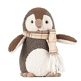 Paoletti Boucle Penguin Doorstop – Heavyweight, Sand Filled, Decorative Animal Door Stopper, Polyester, 17 x 18 x 30 cm