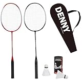 Crystals Badminton Racket Set for 2-4 Players | Includes Racquets, Shuttlecocks & Carry Bag | Fun Game for Adults | Perfect for Garden, Beach & Outdoor Sports (Twin Players Badminton Set)