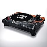 Technics SL-1200M7PBD Lamborghini Edition Direct Drive Turntable System, Coreless Motor, 3-Speed Vinyl Player, Stylus Illuminator, Orange