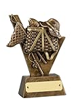 SilverTrophy: Gold Fishing Award Trophy - Ideal for Angler Prize, Biggest Catch, Catch of the Day, Fisherman, Rod, Reels & Tackle, Carp, Bass, Sea & Lake Fishing, Coarse & Fly.