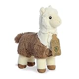 Aurora, 35039, Eco Nation Alpaca Two-Tone, 11In, Soft Toy, Brown & White