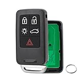 5 Button For Volvo Key Fob For Volvo S60 S80 V40 V60 V70 XC60 XC70 Volvo Smart Remote Key Fob 433mhz with Key Ring FCCID:KR55WK49264