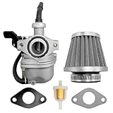 HYSHLC PZ19 Carburettor Kit with 35mm Air Filter Suitable for 50cc 70cc 80cc 90cc 110cc 125cc ATV Dirt Pit Bike Scooter Go Kart Replacement for Honda CRF CT90 XL75 TRX70