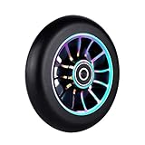 110 mm alloy series pro stunt scooter wheel with Abec 9 bearings fits MGP/razor/lucky/JD bug pro scooter., Colourful
