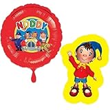 Toyland® Pack Of 2 - Noddy & Friends Foil Balloons - 1 x 28" Character Shape & 1 x 18" Round Foil Balloons