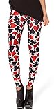 Fioeyr Women's Ladies Stretch Print Leggings Full Length Elastic Leggings Tights Workout Gym Yoga Stretchy Pants Trouser