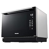 Panasonic CF87 Speed Convection Oven, Grill, Flatbed, 31Litre, Two Level Cooking, Genius Sensor, 32 Auto Programmes, Easy Clean, 1000W Combination Microwave Oven